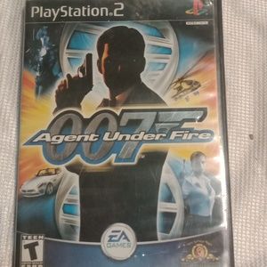 PS2 007 agent on the fire video game